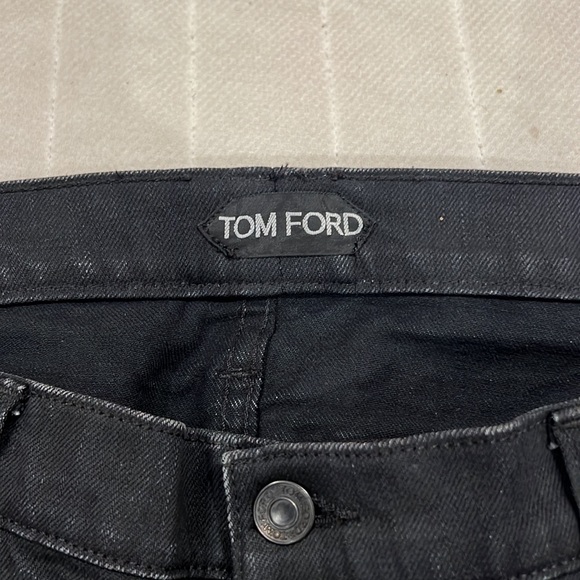 Tom Ford Mens Black Slim Fit Jeans - Picture 5 of 13